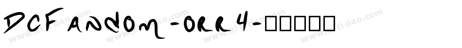 DcFandom-orr4字体转换