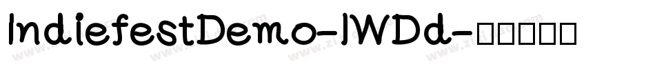 IndiefestDemo-lWDd字体转换