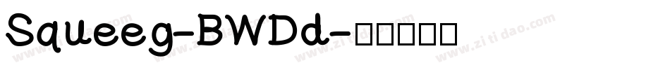 Squeeg-BWDd字体转换
