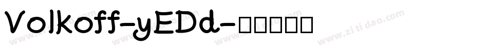 Volkoff-yEDd字体转换