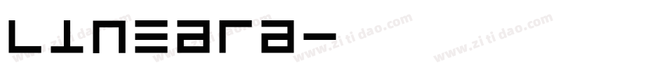LINEARA字体转换