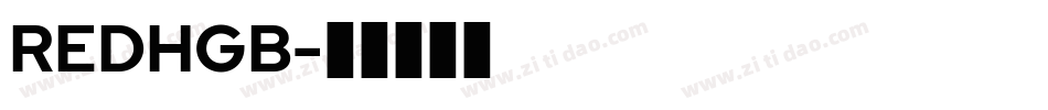 REDHGB字体转换