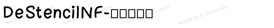 DeStencilNF字体转换