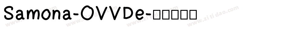 Samona-OVVDe字体转换