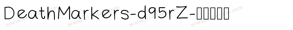 DeathMarkers-d95rZ字体转换
