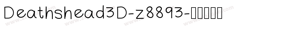 Deathshead3D-z8893字体转换
