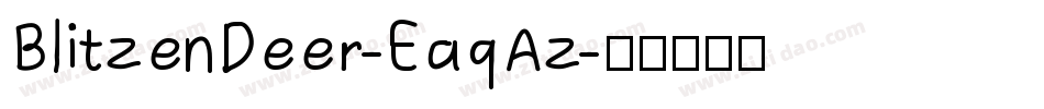 BlitzenDeer-EaqAz字体转换