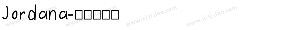 Jordana字体转换