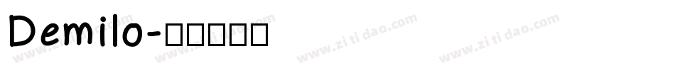 Demilo字体转换