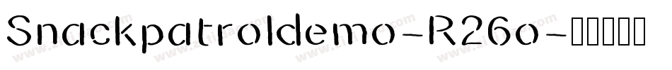 Snackpatroldemo-R26o字体转换