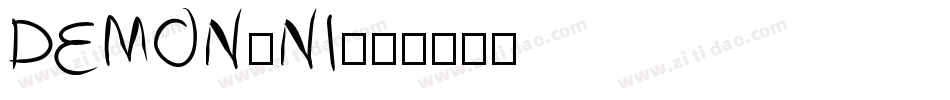 DEMON_NI字体转换