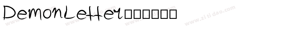DemonLetter字体转换