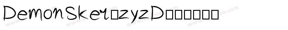 DemonSker-zyzD字体转换