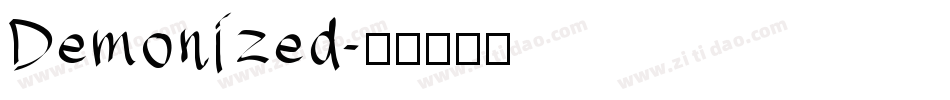Demonized字体转换
