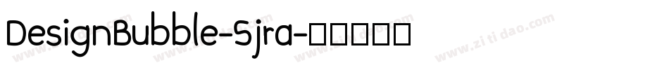 DesignBubble-5jra字体转换