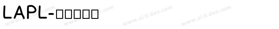 LAPL字体转换