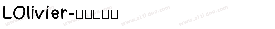 LOlivier字体转换