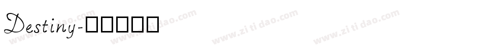 Destiny字体转换