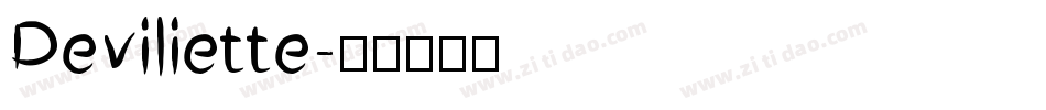 Deviliette字体转换