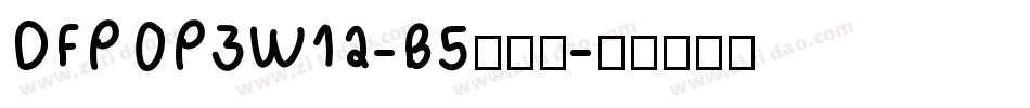 DFPOP3W12-B5转换器字体转换