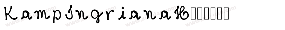 KampIngrianaH字体转换