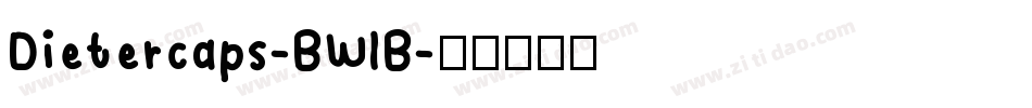 Dietercaps-BWlB字体转换