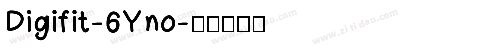 Digifit-6Yno字体转换