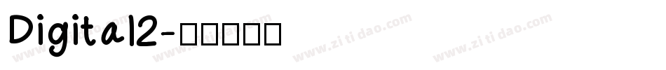 Digital2字体转换