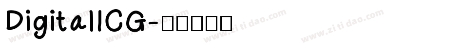DigitalICG字体转换