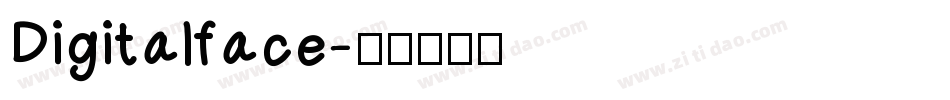 Digitalface字体转换