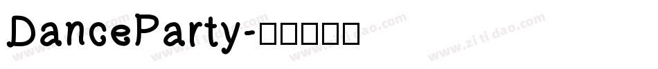 DanceParty字体转换
