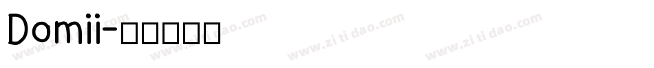 Domii字体转换