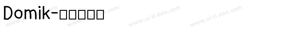 Domik字体转换