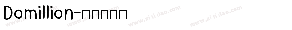Domillion字体转换