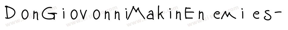 DonGiovonniMakinEnemies-R9Zl字体转换