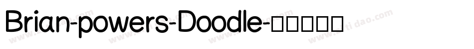 Brian-powers-Doodle字体转换