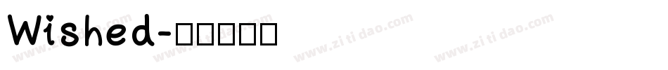 Wished字体转换