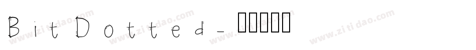 BitDotted字体转换