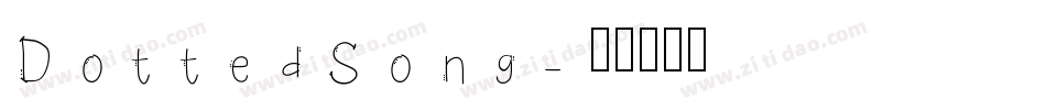 DottedSong字体转换