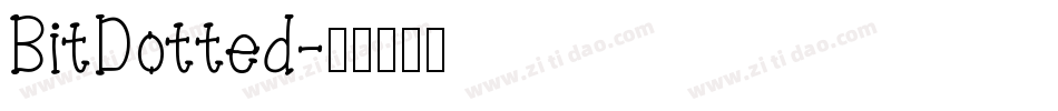 BitDotted字体转换