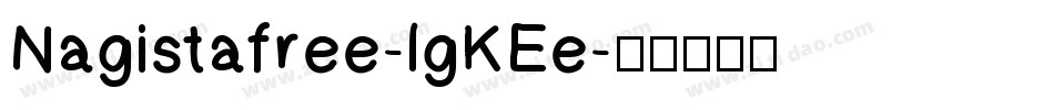 Nagistafree-lgKEe字体转换
