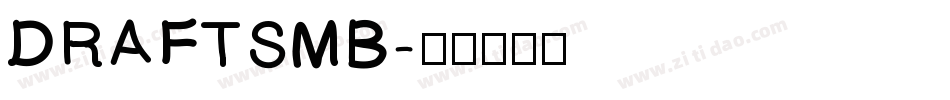 DRAFTSMB字体转换