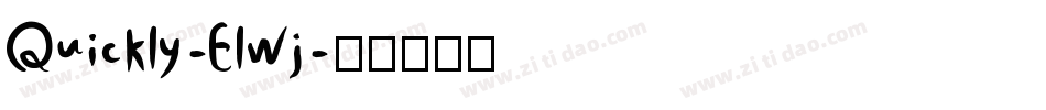 Quickly-Elwj字体转换