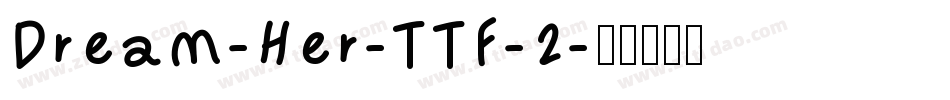 Dream-Her-TTF-2字体转换