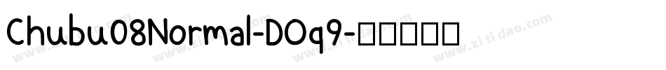Chubu08Normal-DOq9字体转换