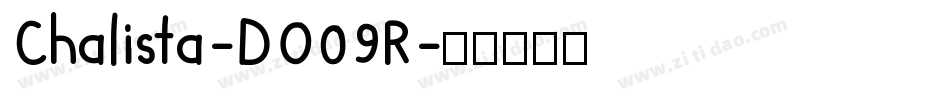 Chalista-DO09R字体转换