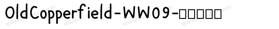 OldCopperfield-WW09字体转换