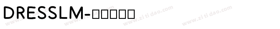 DRESSLM字体转换