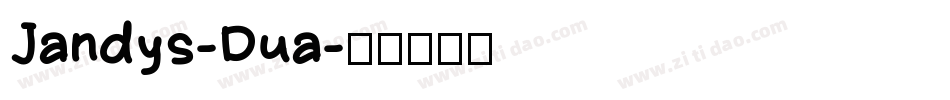 Jandys-Dua字体转换