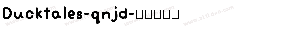 Ducktales-qnjd字体转换